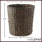 Casafield Waste Basket, Seagrass Water Hyacinth Woven Wicker Trash Can for Bathroom, Bedroom, Laundry Room, Home Office